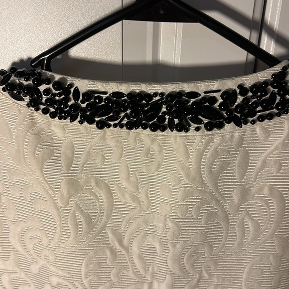 Talbots petites silk cotton blend beaded cropped size 4 women’s formal jacket - Picture 7 of 7